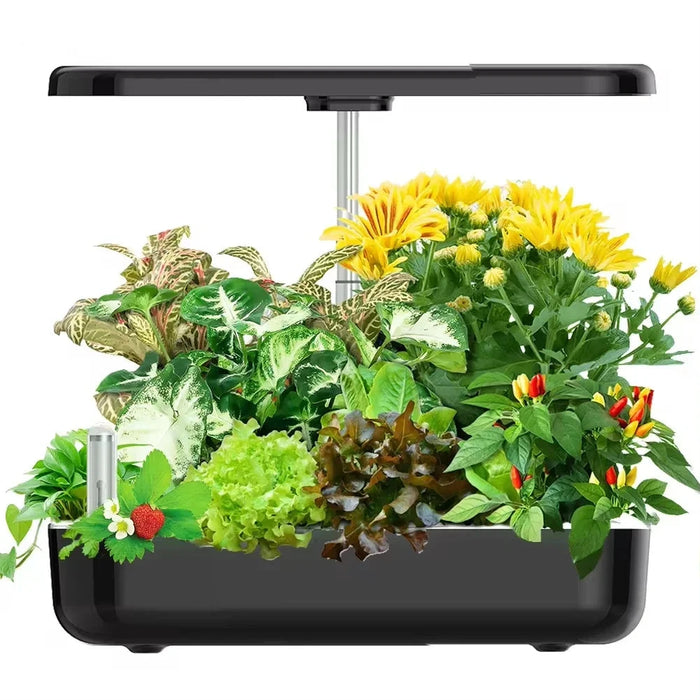 Enagua Mart Soilless Smart Planting Machine - Hydroponic System with LED Light for Home