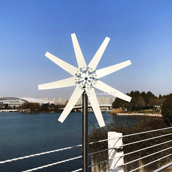 Enagua Mart 2000W Small Horizontal Wind Turbine Generator - Real Efficiency 12V/24V/48V