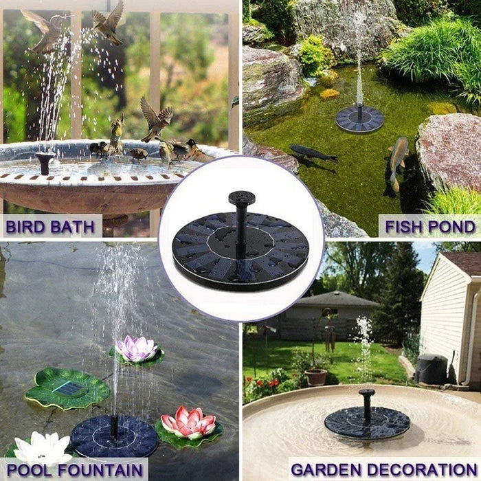 Enagua Mart Solar Floating Water Fountain - Bird Bath Pond Decoration