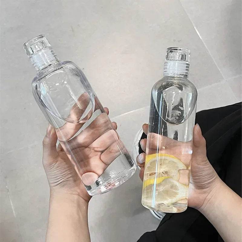 Enagua Mart 1000ml Large Capacity Glass Water Bottle - Time Scale Outdoor Drinkware for Milk, Juice, and Water - Enagua Mart
