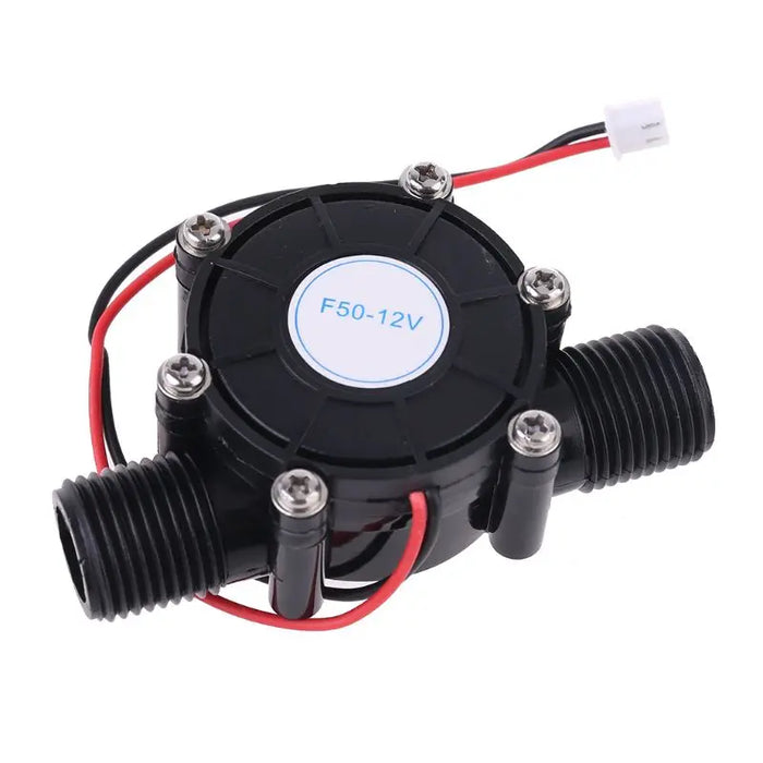 Enagua Mart DC 12V 10W Micro Hydro Generator - G1/2 Male Thread Mini Water Turbine