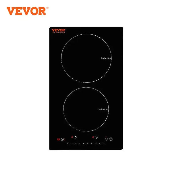 Enagua Mart 2-Burner Built-In Electric Induction Cooktop - Sensor Touch Control Hot Plate with 9 Heating Levels