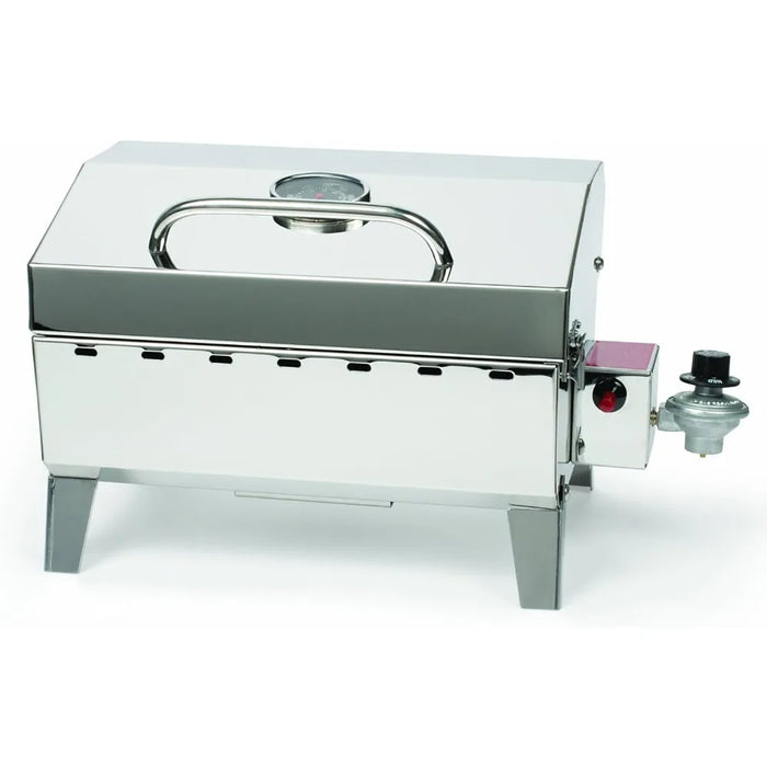 Enagua Mart Stow N’ Go 125 Portable Propane Gas Grill - Compact BBQ Grill for RVs, Tailgating, and Camping