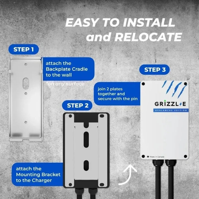 Enagua Mart Classic Level 2 240V 40A Electric Vehicle Charger - UL Energy Star Certified Metal Case