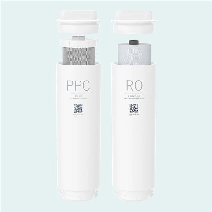 Enagua Mart Xiaomi Water Purifier H400G Filter Element Set PPC Composite Filter Element RO Reverse Osmosis Filter Element H Series 400G