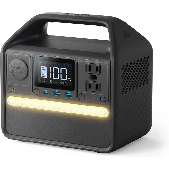 Enagua Mart 521 Portable Power Station - Lifepo4 Battery 256Wh with 6-Port, 300W Peak, 600W Solar Generator