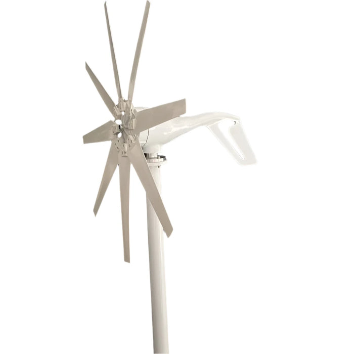 Enagua Mart New Energy 3KW/5KW/8KW Small Windmill - Horizontal Wind Turbine Generator with MPPT Controller for Home Use