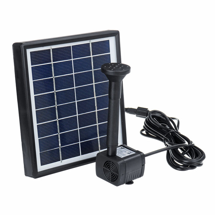 Enagua Mart 2W Mini Solar Fountain Pump Kit - Solar Panel Water Pump for Garden Pools, Bird Baths, and Outdoor Water Features