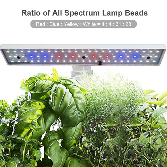 Enagua Mart Smart Hydroponics Growing System - LED Grow Light, Indoor Herb Nursery Kit