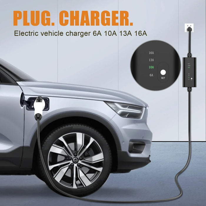 Enagua Mart Matec Fast Charging Cable - Portable EV Charger 2kW-22kW