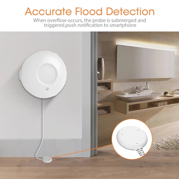 Enagua Mart Tuya Zigbee Smart Water Leak Sensor – Wireless Leakage Alarm