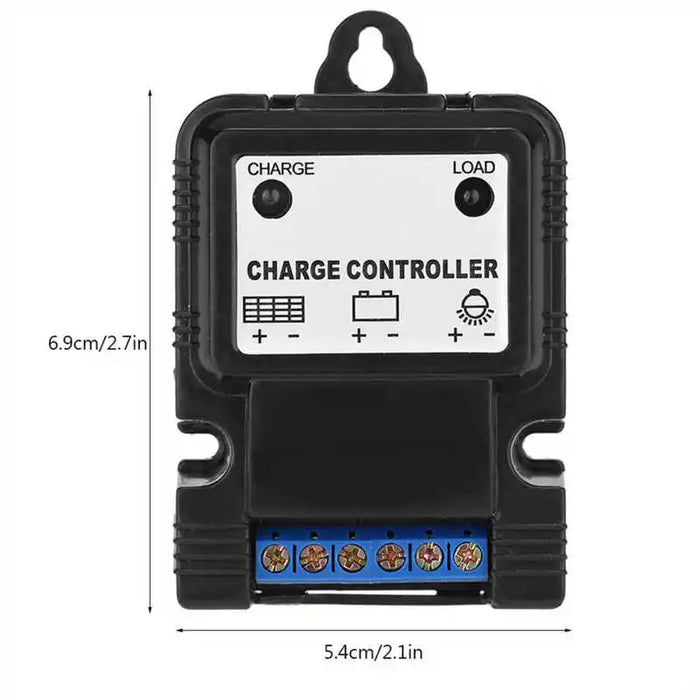 Enagua Mart PWM 6V-12V 3A Portable Solar Panel Charger Controller Regulator - With LED Indicator