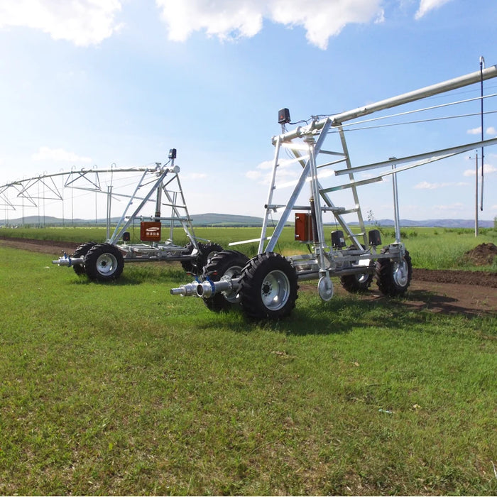 Enagua Mart Solar Powered Center Pivot Irrigation System - Farm Sprinkler with End Sprinkler