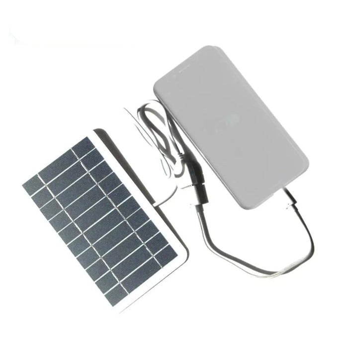 Enagua Mart Portable USB Solar Charger Panel - 5V/2W Solar Panel for Cell Phone Charging