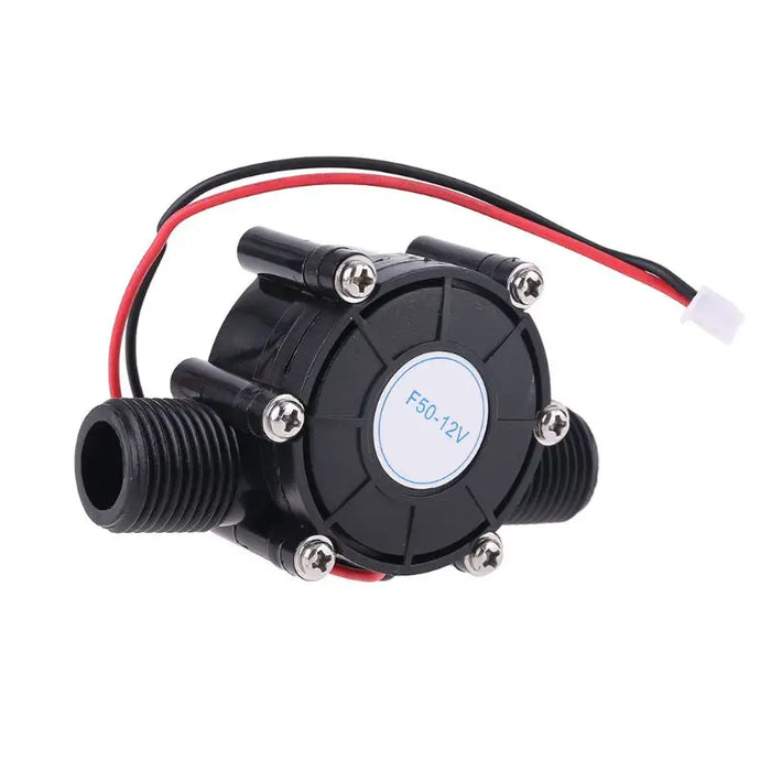 Enagua Mart DC 12V 10W Micro Hydro Generator - G1/2 Male Thread Mini Water Turbine