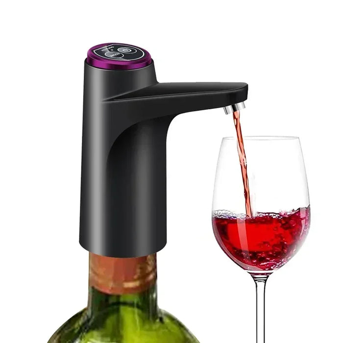 Enagua Mart Smart Electric Wine Dispenser Pump - Alcohol Separator, Adjustable Whiskey, Beer & Wine Pourer for Parties