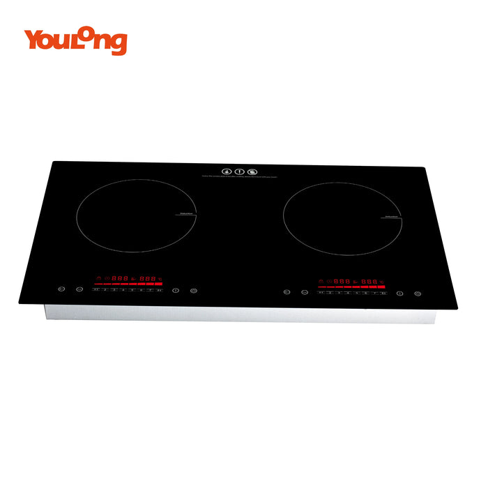 Enagua Mart Double Burner High-Quality Induction Cooktop - Portable and Energy Efficient for Home and Outdoor Use