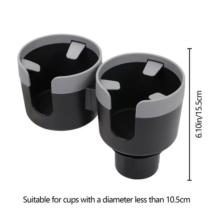 Enagua Mart Car Cup Holder Expander – 2-in-1 Adjustable Drink Holder Adapter for Vehicles