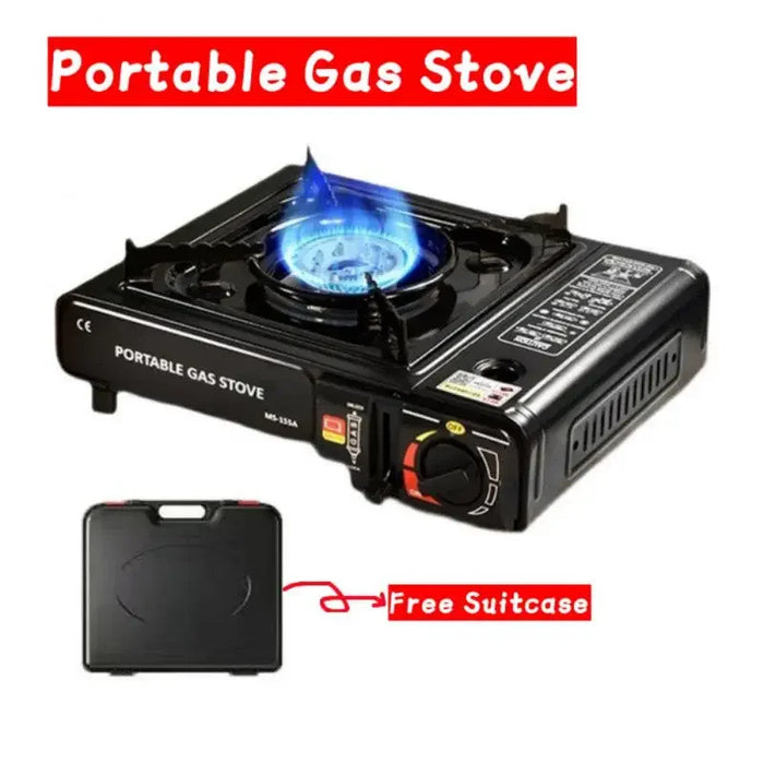 Enagua Mart 2800W High Firepower Portable Camping Gas Stove - Outdoor Cassette Furnace for Picnic and Home Cooking