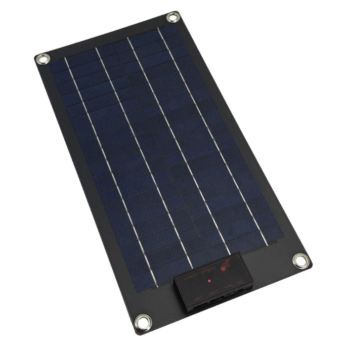 Enagua Mart Compact 10W Solar Energy Panel - Dual USB Ports Solar Charging Pad