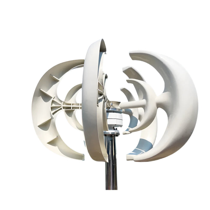 Enagua Mart 3000W Vertical Wind Turbine - Low Noise, High-Efficiency Home Use Wind Power Generator