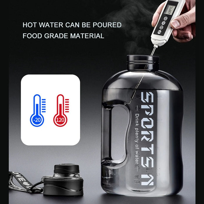 Enagua Mart Sports Water Bottle - 1.7L & 2.7L Large Capacity for Gym, Cycling, and Camping