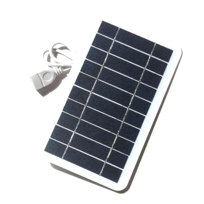 Enagua Mart Portable USB Solar Charger Panel - 5V/2W Solar Panel for Cell Phone Charging