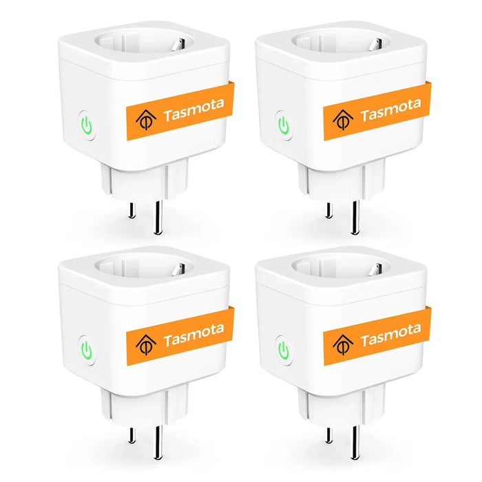 Enagua Mart Refoss Tasmota Pre-Flashed EU Wi-Fi Plug - 16A Smart Plug with Energy Monitoring, Works with Google Assistant and Alexa