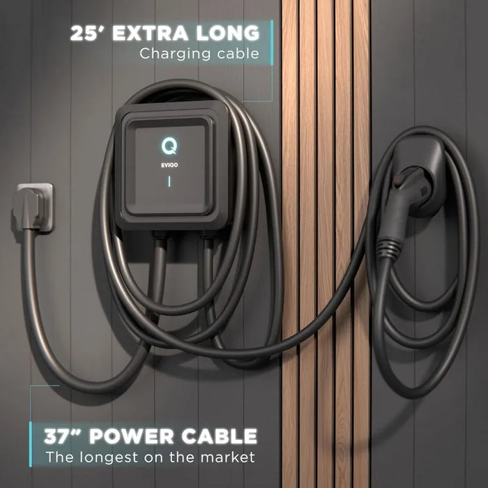 Enagua Mart Level 2 EV Charger - 48 Amp 240V Electric Vehicle Charging Station with NEMA 14-50 Plug