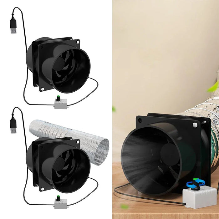 Enagua Mart Exhaust Fan - 5W Air Ventilation Fan with Energy-Efficient Design