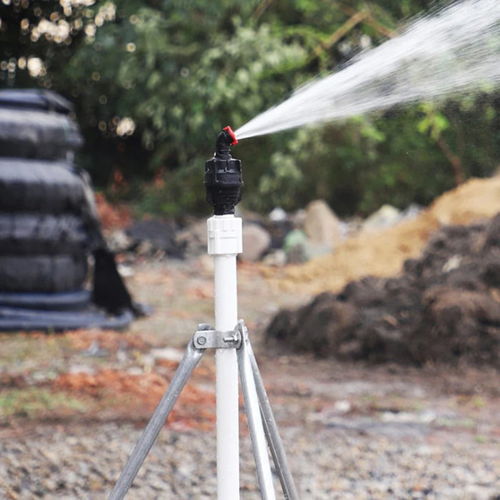 Enagua Mart 1/2 Inch 360° Rotating Lawn Irrigation Sprinkler - Long-Distance Spray for Garden Use