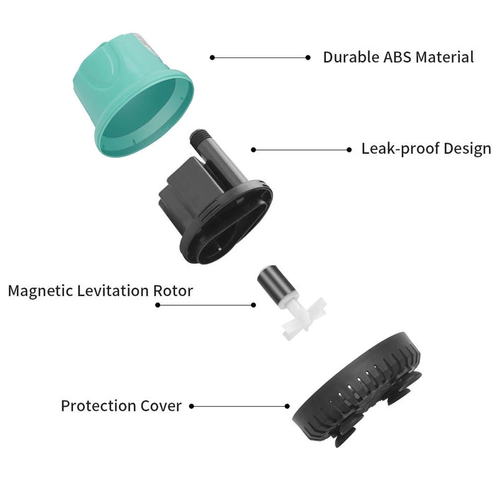 Enagua Mart Submersible Water Fountain Pump - Quiet Aquarium and Fish Pond Pump (800-1500L/h, 18W-40W)