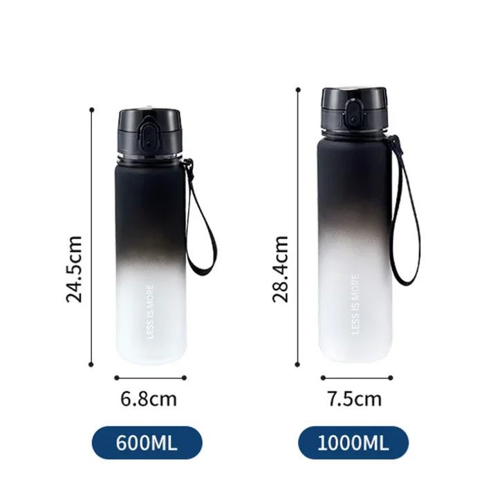 Enagua Mart 1 Liter Portable Sports Water Bottle - Leak-Proof, Lightweight for Outdoor and Gym Use