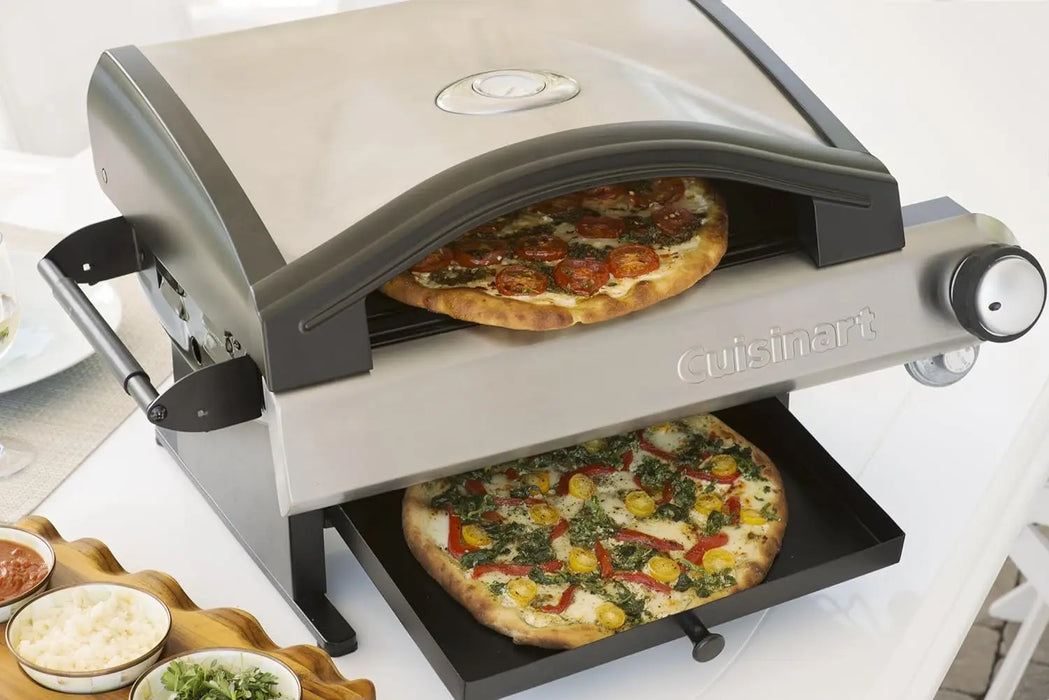 Enagua Mart Cuisinart CPO-600 Portable Outdoor Pizza Oven - Premium Pizza Oven for Backyard & Camping