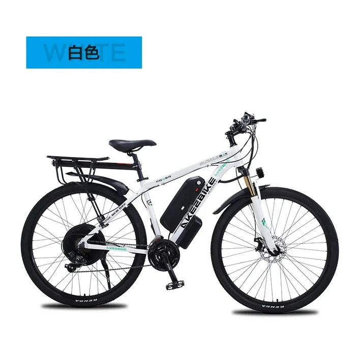 Enagua Mart 29-Inch Electric Fat Tire Mountain Bike - 1000W Motor, 48V Battery, All-Terrain Snow E-Bike for Adults