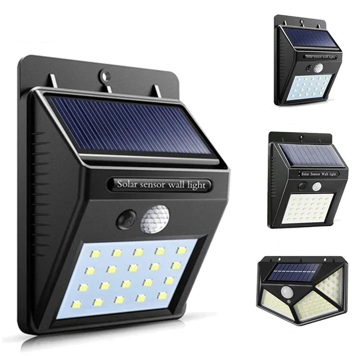 Enagua Mart Solar PIR Motion Sensor Light - Waterproof Wireless LED Wall Light for Outdoor Garden and Pathway