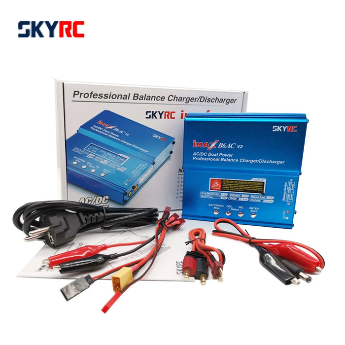 Enagua Mart SkyRC iMax B6AC V2 LiPo Battery Balance Charger - 6A AC/DC Professional Charger and Discharger