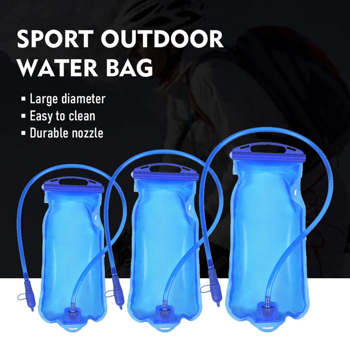 Enagua Mart Thinkrider Water Bladder - BPA-Free Hydration Reservoir Storage Bag (1L, 1.5L, 2L, 3L) for Running and Outdoor Activities