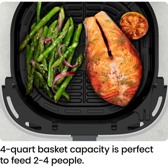 Enagua Mart 4Qt Compact Air Fryer - Hi-Fry Technology with Easy View Window