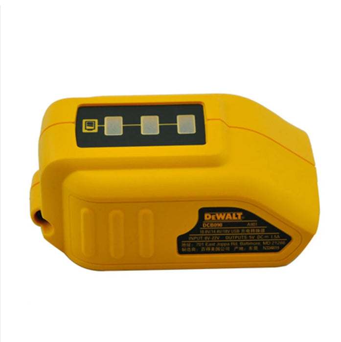 Enagua Mart DeWalt DCB090 USB Power Source Adapter - Charging Converter for 12V/20V MAX Batteries