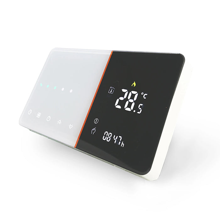 Enagua Mart Qiumi Smart WiFi Thermostat - Temperature Controller for Water Floor Heating and Gas Boilers, Works with Alexa and Google Home