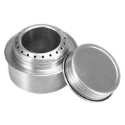 Enagua Mart Lixada Camping Stove - Ultralight Aluminum Alloy Alcohol Stove with Lid for Hiking, Picnics, and Outdoor Cooking - Enagua Mart