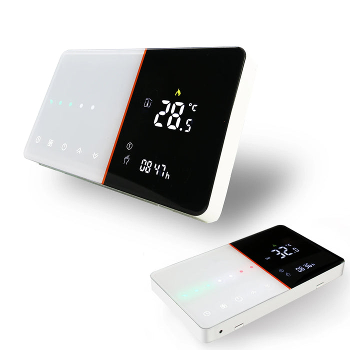 Enagua Mart Qiumi Smart WiFi Thermostat - Temperature Controller for Water Floor Heating and Gas Boilers, Works with Alexa and Google Home